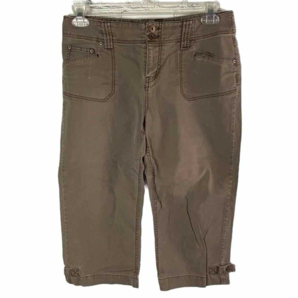 Maurices‎ Brown Capri Pants Size 9 10